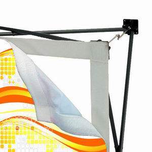 portable aluminum curved fabric exhibition wall